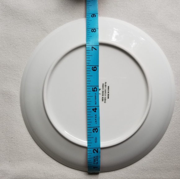 Green Floral Plate - Picture 4 of 5